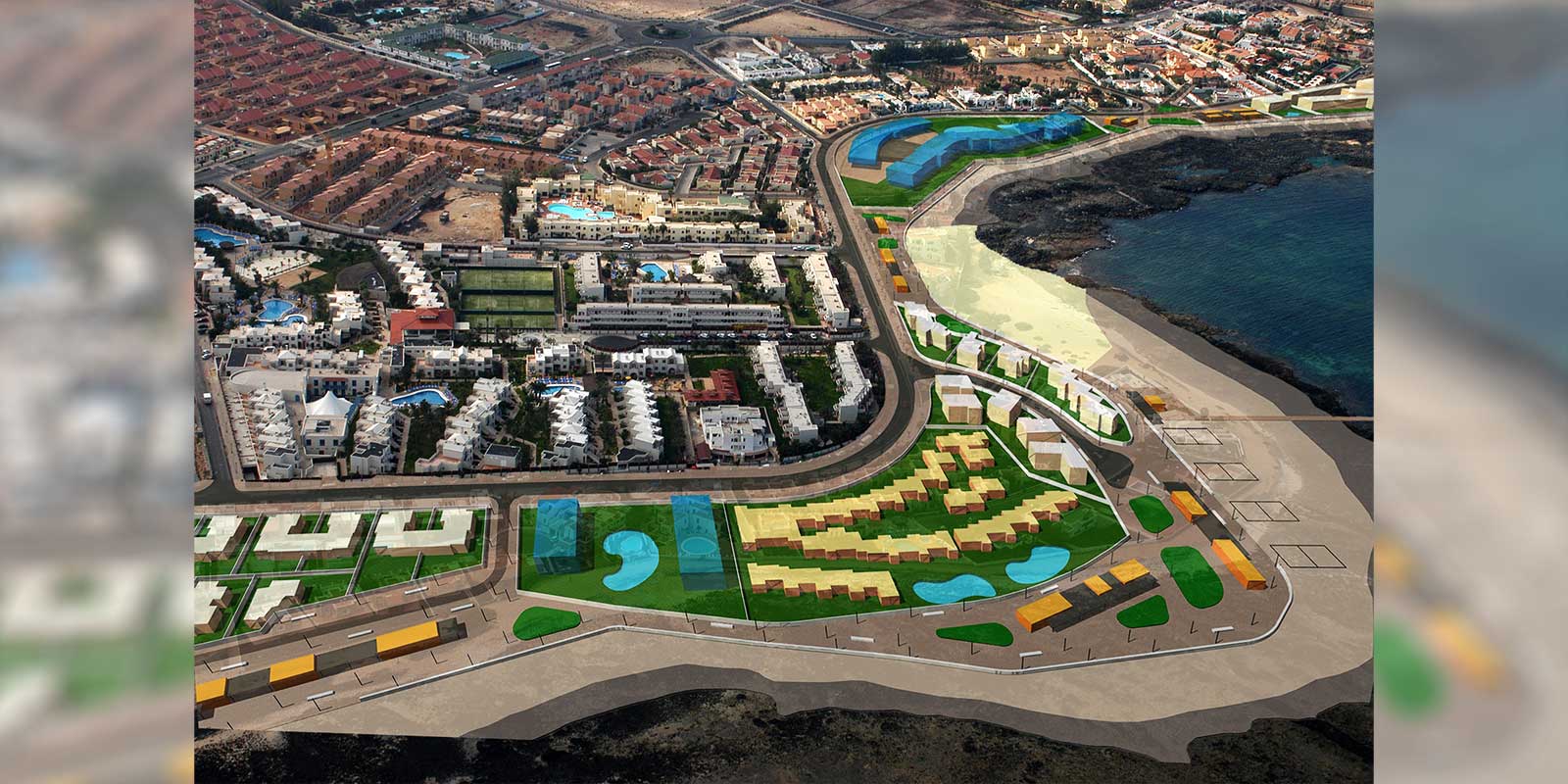 Proyecto Gesturis. Intervención en el casco urbano de Corralejo