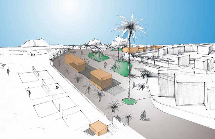 Proyecto Gesturis. Presentación estilizada de Corralejo.